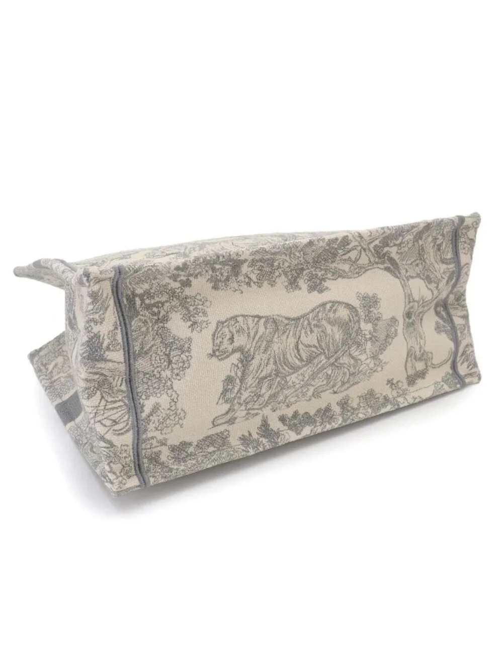 Dior Toile de Jouy Book Tote Canvas Gray
